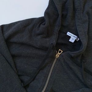 James Perse Charcoal Gray Hoodie Size 1